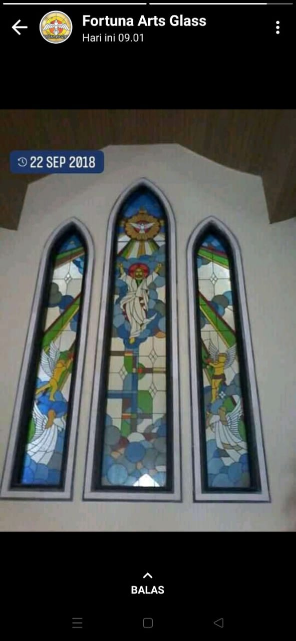 Kaca Patri dan Kaca Grafir di Bali